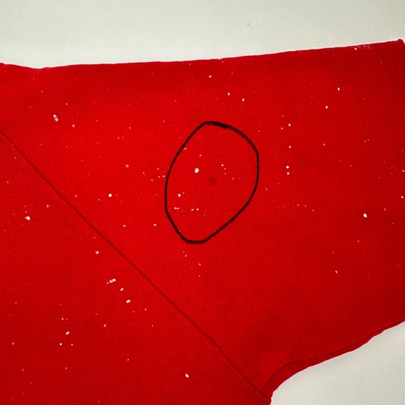 Vintage Christmas Holiday Ugly Sweater Sweatshirt Ho Ho Ho USA XL - Picture 13 of 13